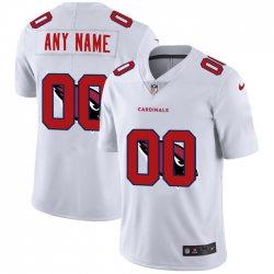 Men Women Youth Toddler Arizona Cardinals Custom White Men Nike Team Logo Dual Overlap Limited NFL Jersey