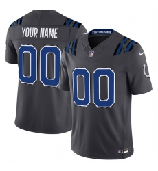Men Indianapolis Colts Active Player Custom Dark Gray 2026 F U S E  Rivalries Collection Limited Stitched Football Jersey