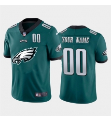 Men Women Youth Toddler Philadelphia Eagles Custom Green Men Nike Big Team Logo Player Vapor Limited NFL Jersey