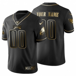 Men Women Youth Toddler Philadelphia Eagles Custom Men Nike Black Golden Limited NFL 100 Jersey