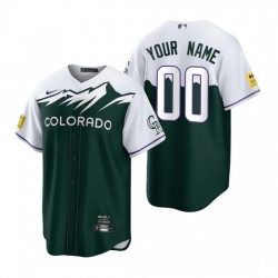 Men Women Youth Nike Nike Colorado Rockies Customized City Connect Stitched Flex Base Baseball Jersey