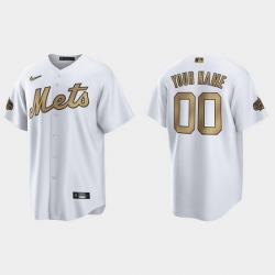 Men Women Youth Custom New York Mets 2022 Mlb All Star Game White Replica Jersey