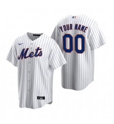 Men Women Youth Toddler All Size New York Mets Custom Nike White Stitched MLB Cool Base Home Jersey