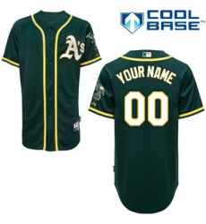 Men Women Youth All Size Oakland Athletics Green Customized Cool Base Jersey