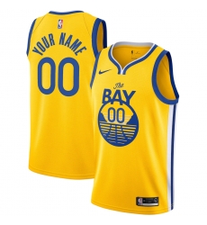 Men Women Youth Toddler Golden States Warriors Customized Jersey 008