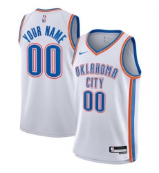 Men Women Youth Toddler OKLAHOMA CITY THUNDER Custom Nike NBA Stitched Jersey White Men Women Youth Toddler OKLAHOMA CITY THUNDER Custom Nike NBA Stitched Jersey White