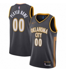 Men Women Youth Toddler Orlando Magic Black 2021 Custom Nike NBA Stitched Jersey