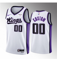 Men Women youth Sacramento Kings Active Player Custom White 2023 24 Association Edition Swingman Stitched Basketball Jersey