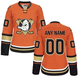 Men Women Youth Toddler NHL WoOrange Jersey - Customized Reebok Anaheim Ducks Third