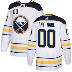 Men Women Youth Toddler White Jersey - Customized Adidas Buffalo Sabres Away