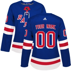 Men Women Youth Toddler Royal Blue Jersey - Customized Adidas New York Rangers Home  II