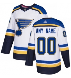 Men Women Youth Toddler White Jersey - Customized Adidas St. Louis Blues Away