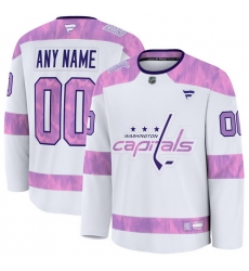 Men Women Youth Washington Capitals Fanatics 2024 Hockey Fights Cancer Custom Practice Jersey White Men Women Youth Washington Capitals Fanatics 2024 Hockey Fights Cancer Custom Practice Jersey White