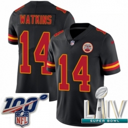 2020 Super Bowl LIV Youth Nike Kansas City Chiefs #14 Sammy Watkins Limited Black Rush Vapor Untouchable NFL Jersey