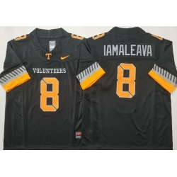 Men Tennessee Volunteers Black #8 Nico IAMALEAVA White F U S E Stitched NCAA Jersey Men Tennessee Volunteers Black #8 Nico IAMALEAVA White F U S E Stitched NCAA Jersey