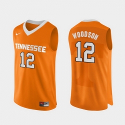 Men Tennessee Volunteers Brad Woodson Orange Authentic Performace College Basketball Jersey