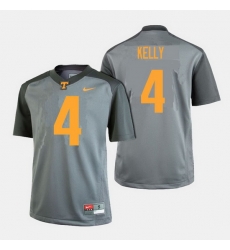 Men Tennessee Volunteers John Kelly College Football Gray Jersey