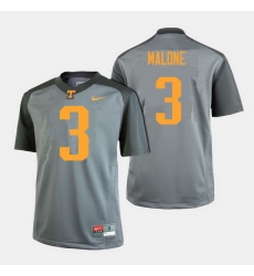 Men Tennessee Volunteers Josh Malone College Football Gray Jersey