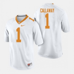 Men Tennessee Volunteers Marquez Callaway College Football White Jersey