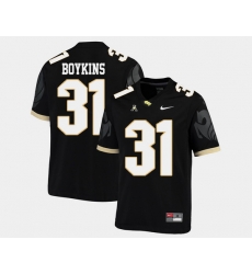 Men Ucf Knights Jeremy Boykins Black College Football Aac Jersey