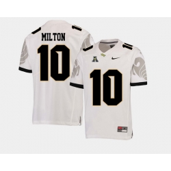 Men Ucf Knights Mckenzie Milton White College Football Aac Jersey