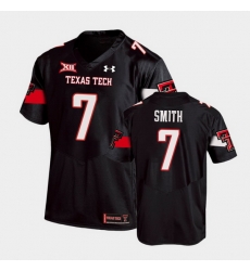 Men Texas Tech Red Raiders Donovan Smith Replica Black Football Team Jersey