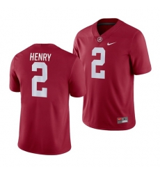 Alabama Crimson Tide Derrick Henry Men's Crimson Game Nike Jersey