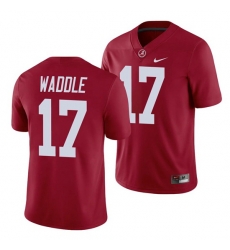 Alabama Crimson Tide Jaylen Waddle Crimson Game Alumni Player Football Jersey