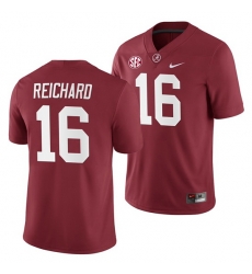 Alabama Crimson Tide WIll Reichard Crimson 2019 Home Game Jersey NCAA Football