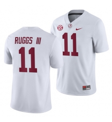 NCAA Football Alabama Crimson Tide Henry Ruggs III White 2019 Away Game Jersey