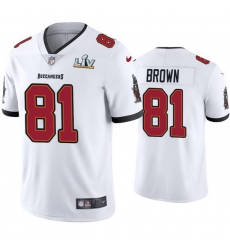 Men Antonio Brown Buccaneers White Super Bowl Lv Vapor Limited Jersey