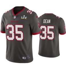 Men Jamel Dean Buccaneers Pewter Super Bowl Lv Vapor Limited Jersey