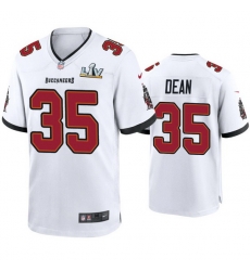 Men Jamel Dean Buccaneers White Super Bowl Lv Game Jersey