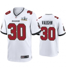 Men Ke'Shawn Vaughn Buccaneers White Super Bowl Lv Game Jersey