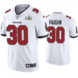 Men Ke'Shawn Vaughn Buccaneers White Super Bowl Lv Vapor Limited Jersey