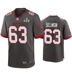 Men Lee Roy Selmon Buccaneers Pewter Super Bowl Lv Game Jersey