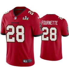 Men Leonard Fournette Buccaneers Red Super Bowl Lv Vapor Limited Jersey