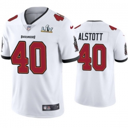 Men Mike Alstott Buccaneers White Super Bowl Lv Vapor Limited Jersey