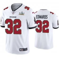 Men Mike Edwards Buccaneers White Super Bowl Lv Vapor Limited Jersey