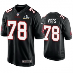 Men Tristan Wirfs Buccaneers Black Super Bowl Lv Game Fashion Jersey