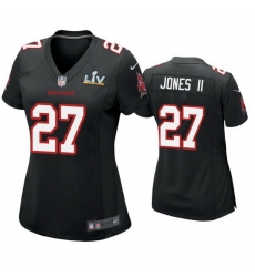 Women Ronald Jones Ii Buccaneers Black Super Bowl Lv Game Fashion Jersey