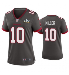 Women Scotty Miller Buccaneers Pewter Super Bowl Lv Game Jersey