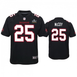 Youth Lesean Mccoy Buccaneers Black Super Bowl Lv Game Fashion Jersey