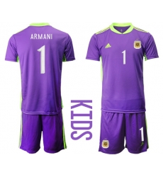 Kids Argentina Short Soccer Jerseys 036