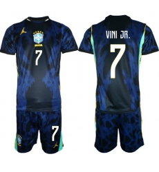 Youth Brazil 2026 FIFA World Cup Yellow Home Soccer Jersey MARQUINHOS #4 Green