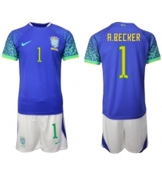 Men FIFA 2022 Brazil Soccer Jersey 060