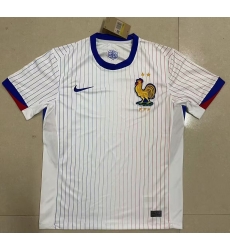 France Away White 2024 Soccer Jersey