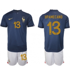 Men FIFA 2022 France Soccer Jersey 009