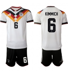 Germany 2026 FIFA World Cup Soccer Jersey White #6 KIMMICH