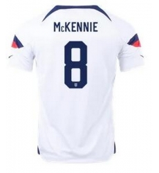 Men US 2022 FIFA Soccer Jersey White 004